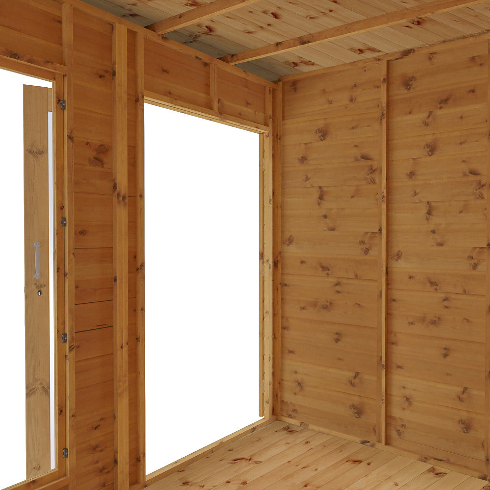 Mercia Maine 10 x 6ft Double Door Shiplap Traditional Summerhouse