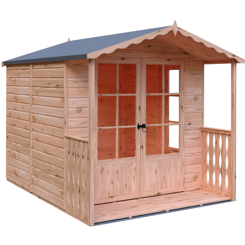 Shire 7 x 10ft Buckingham Summerhouse with Veranda