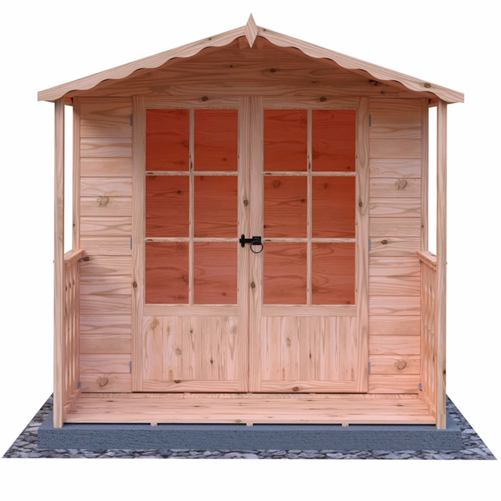 Shire 7 x 10ft Buckingham Summerhouse with Veranda