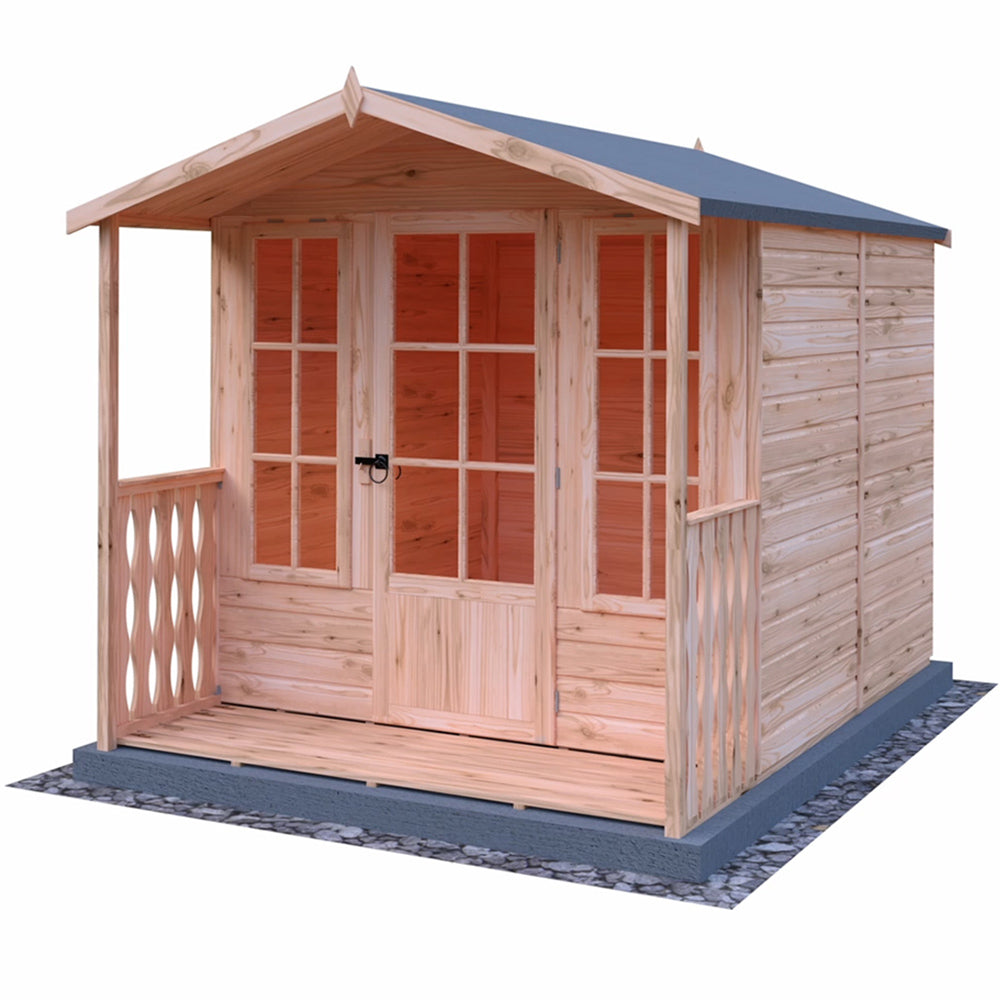 Shire 7 x 7ft Chatsworth Summerhouse with Veranda