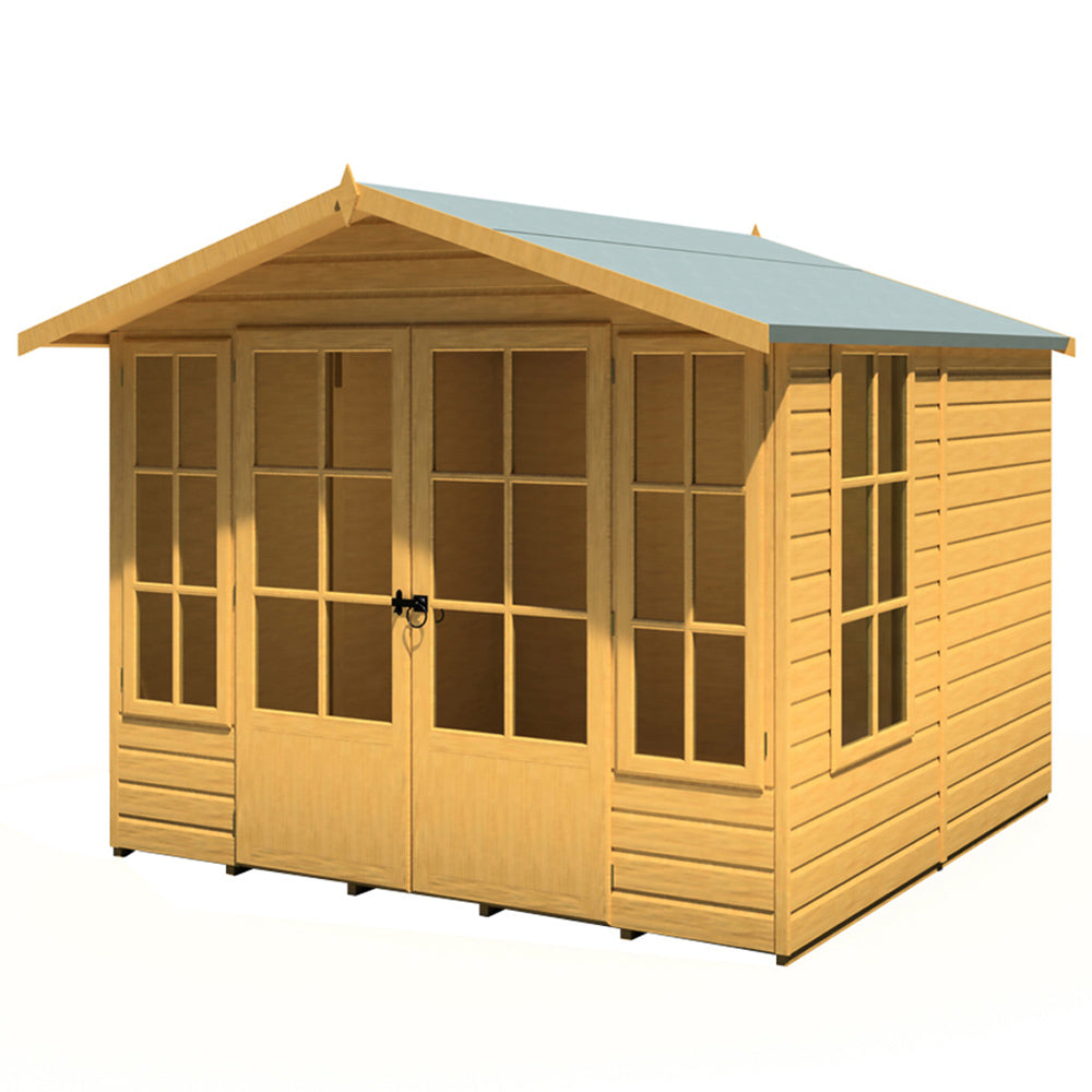 Shire Delmora 8 x 8ft Double Door Traditional Summerhouse
