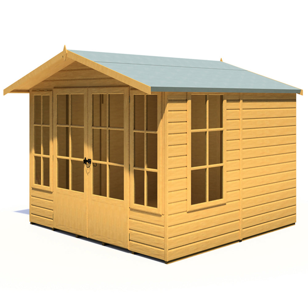 Shire Delmora 8 x 8ft Double Door Traditional Summerhouse