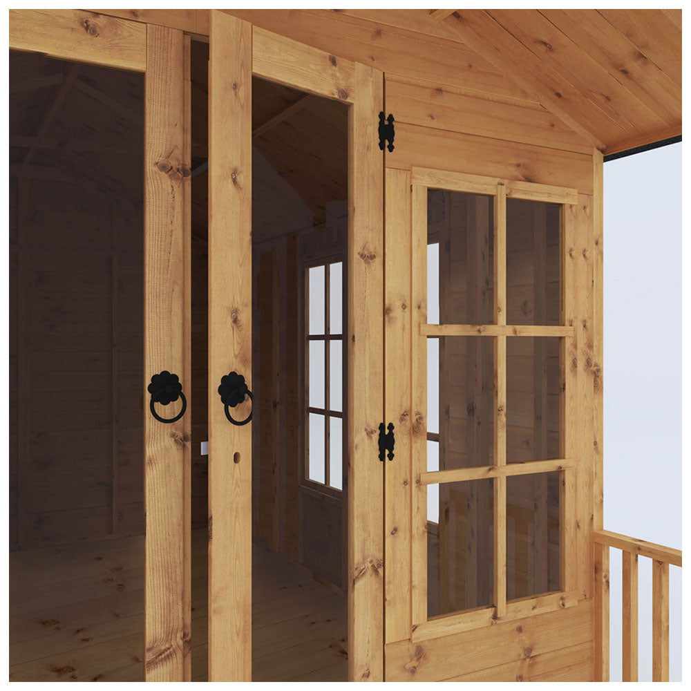 Mercia 12 x 8ft Double Door Premium Traditional Summerhouse