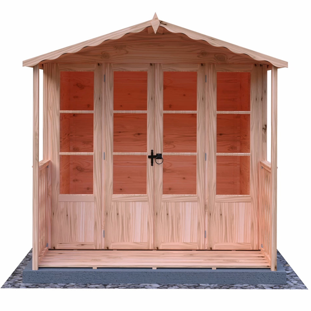 Shire 7 x 7ft Kensington Summerhouse with Veranda