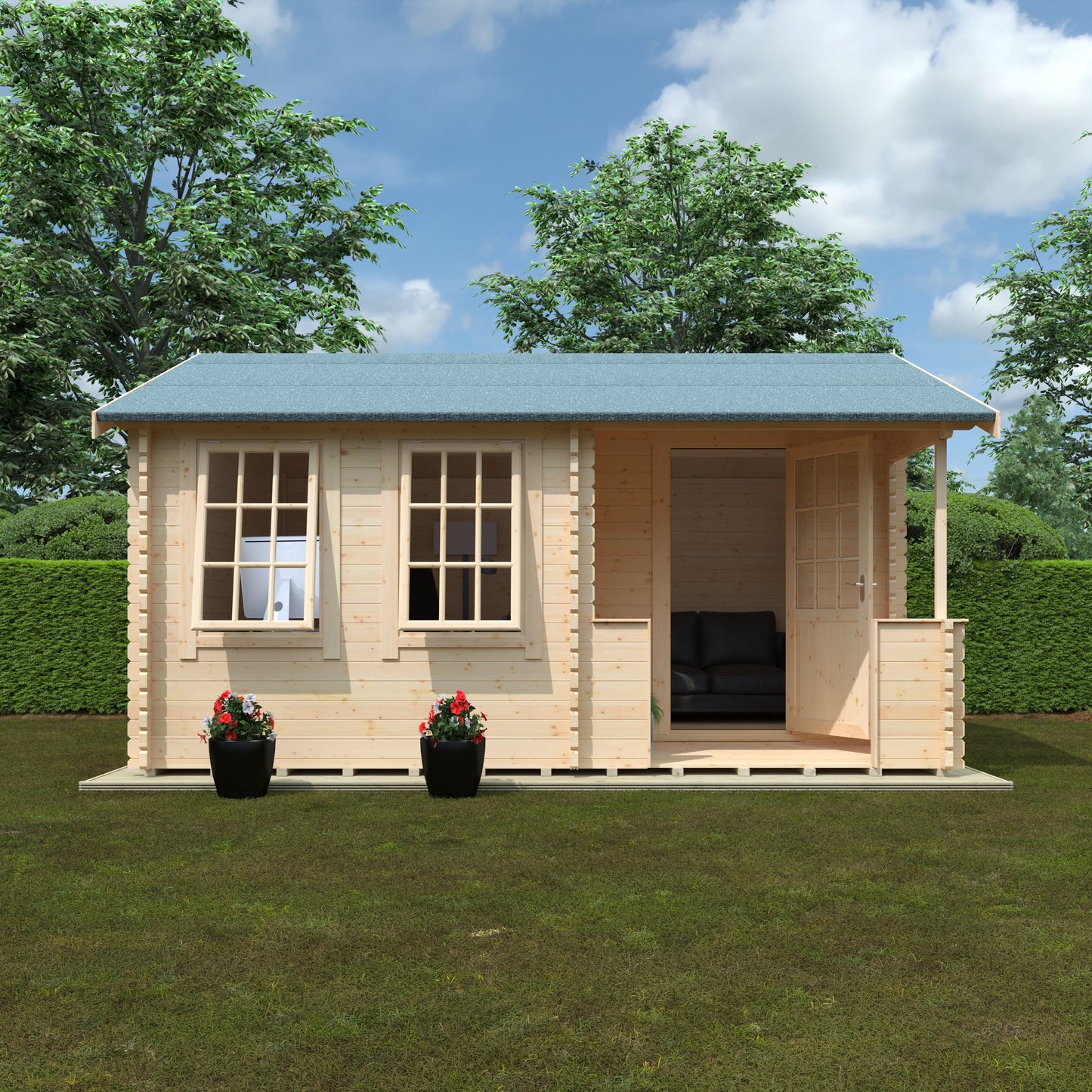 Larchwell Log Cabin - 44mm