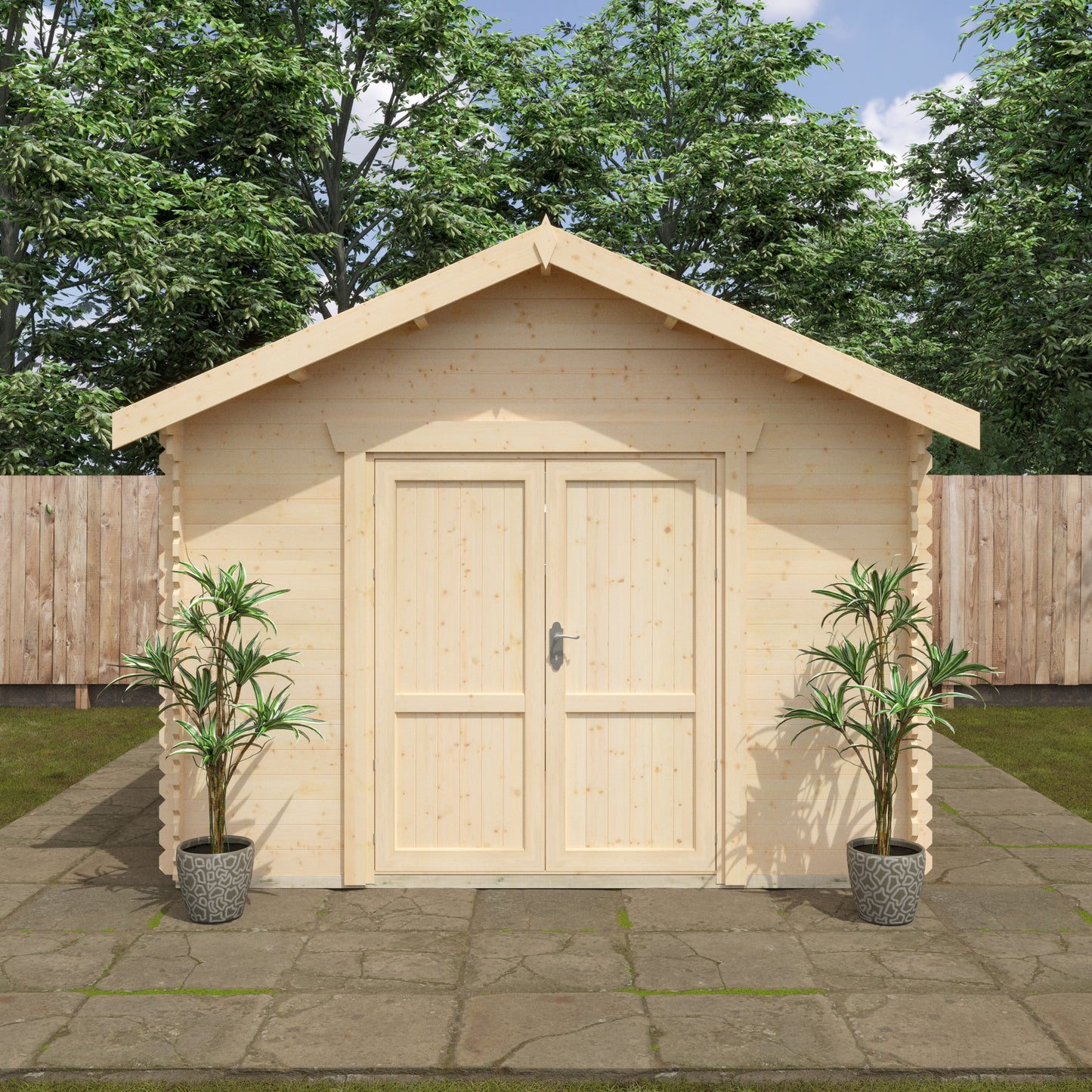 Ironhouse Cabin – 28mm Log Cabin - Gym Space