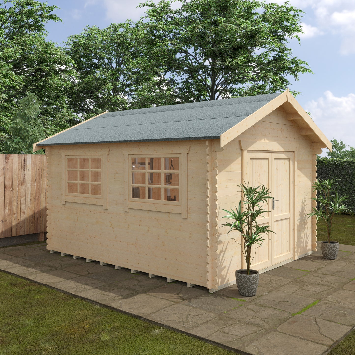 Ironhouse Cabin – 28mm Log Cabin - Gym Space