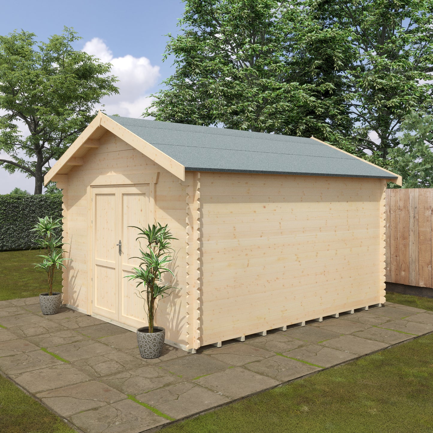 Ironhouse Cabin – 28mm Log Cabin - Gym Space