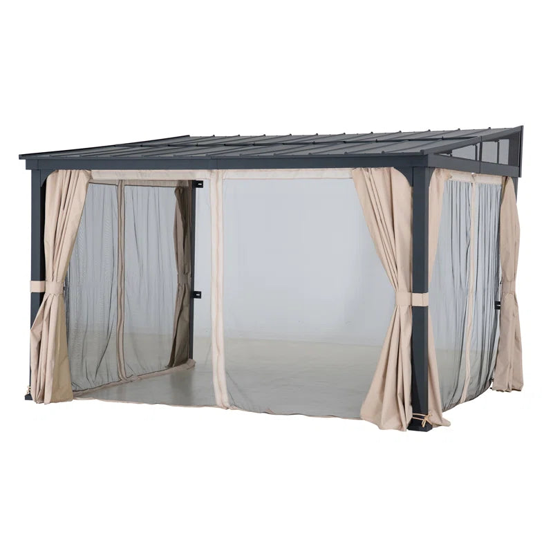 Sunjoy 10x12ft Wall Mounted Gazebo