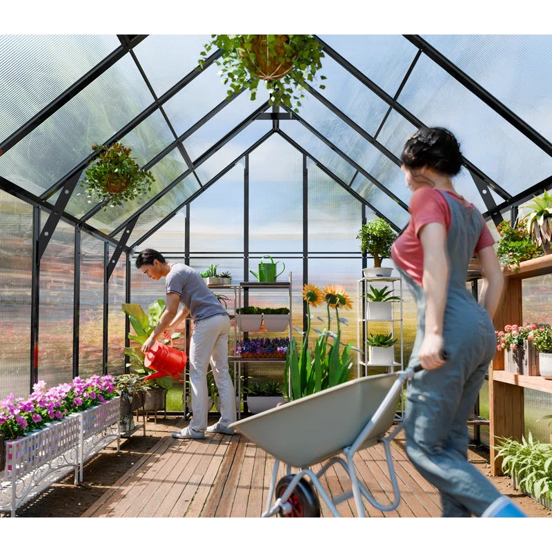 12.3' W x 10.3' D Greenhouse