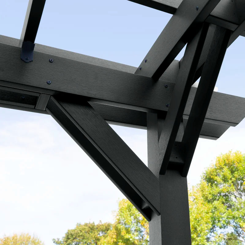 Highwood Bodhi Lawn & Garden Pergola with Highwood Lehigh Swing