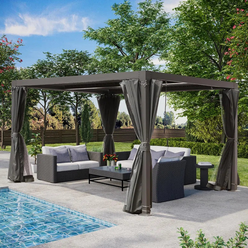 Aluminum Pergola with Canopy