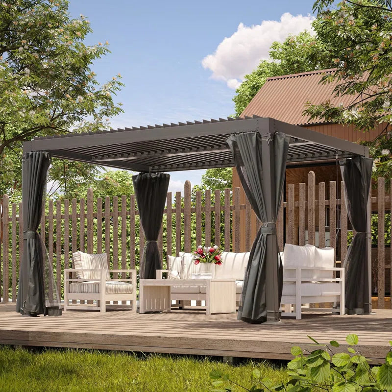 Aluminum Pergola with Canopy
