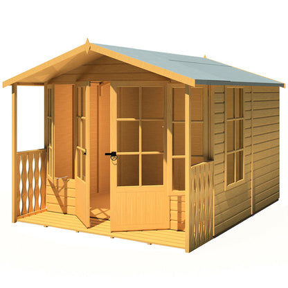 Shire Delmora 8 x 10ft Double Door Traditional Summerhouse