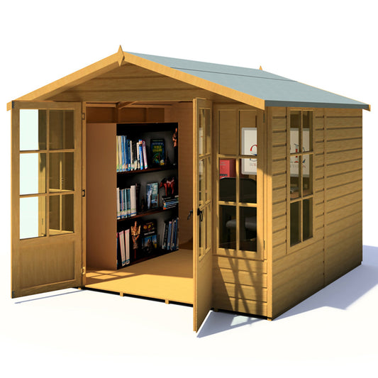 Shire Delmora 8 x 8ft Double Door Traditional Summerhouse
