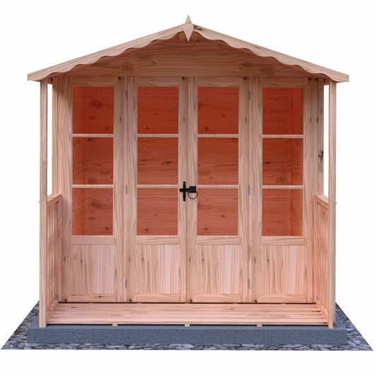 Shire 7 x 7ft Kensington Summerhouse with Veranda