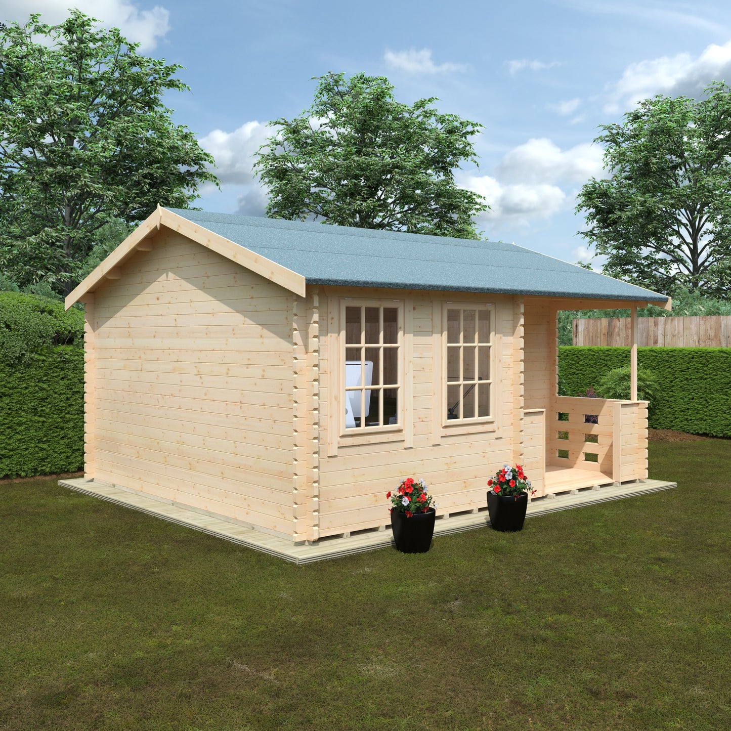 Larchwell Log Cabin - 44mm