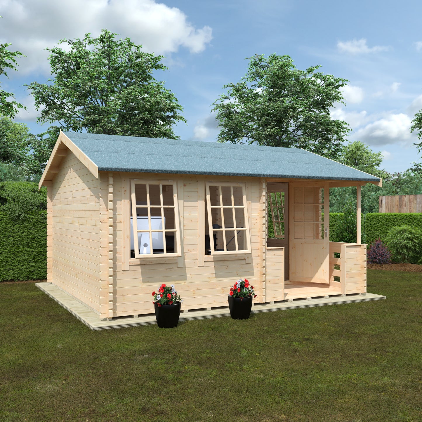 Larchwell Log Cabin - 44mm