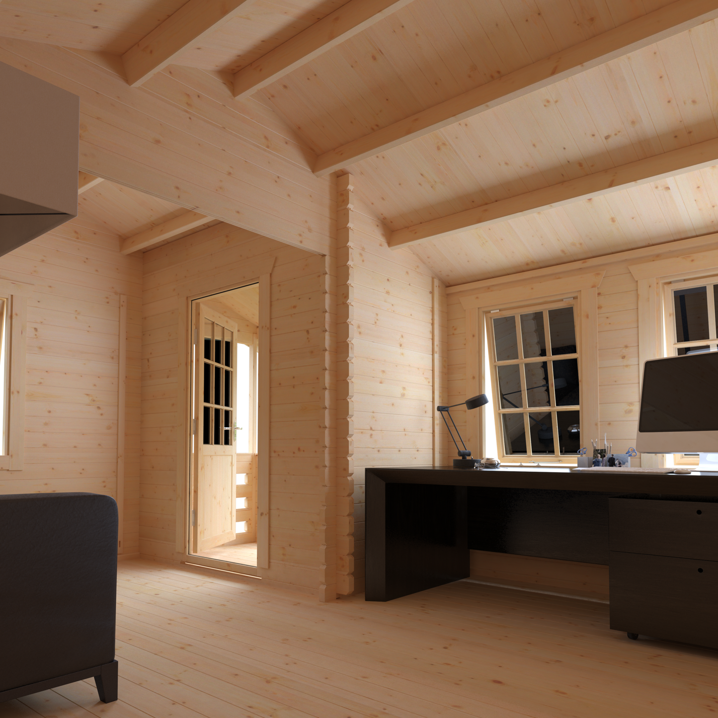 Larchwell Log Cabin - 44mm