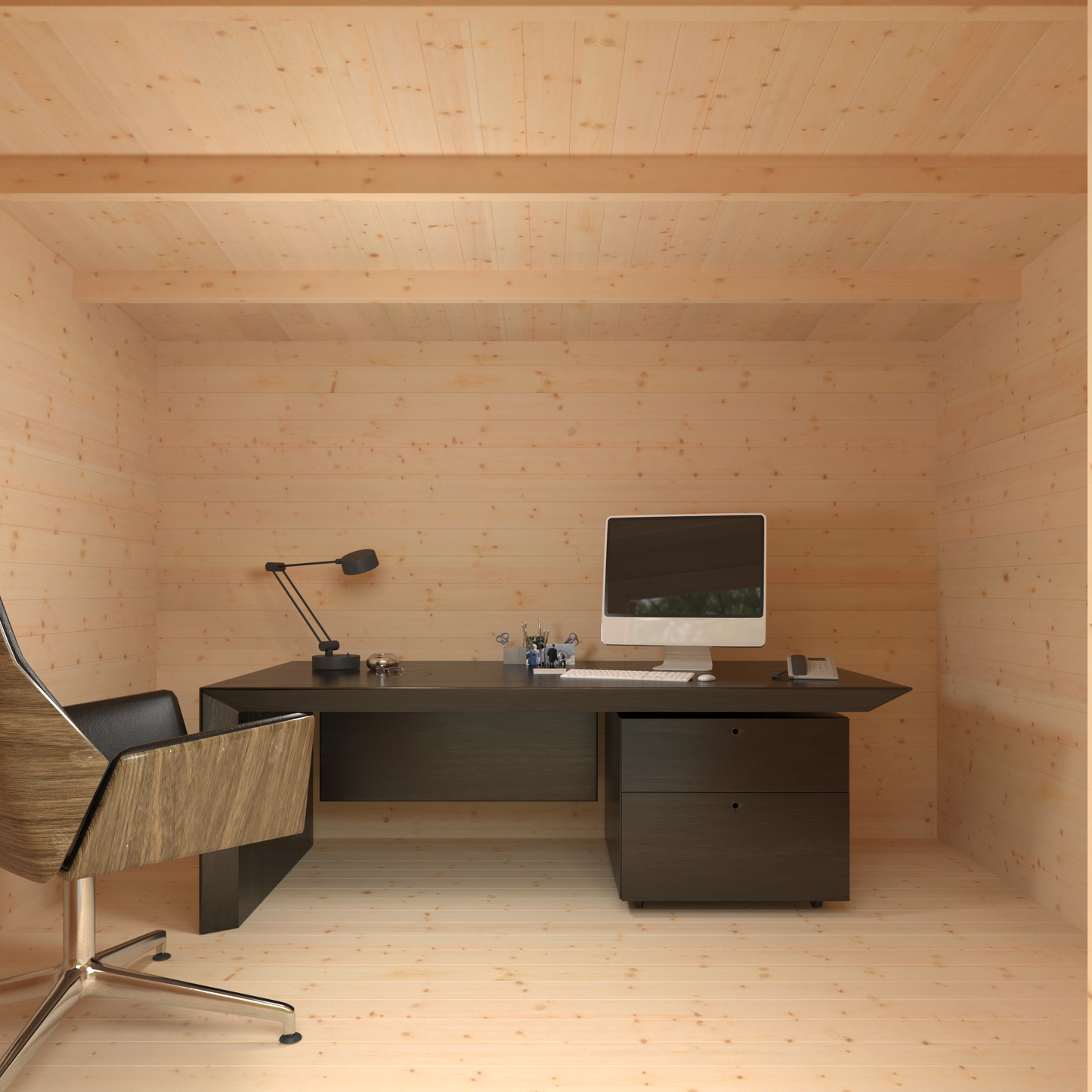 Oakline Cabin – Medium 28mm Log Cabin