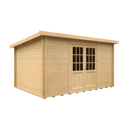 Oakline Cabin – 28mm Log Cabin – Large Garden Escape
