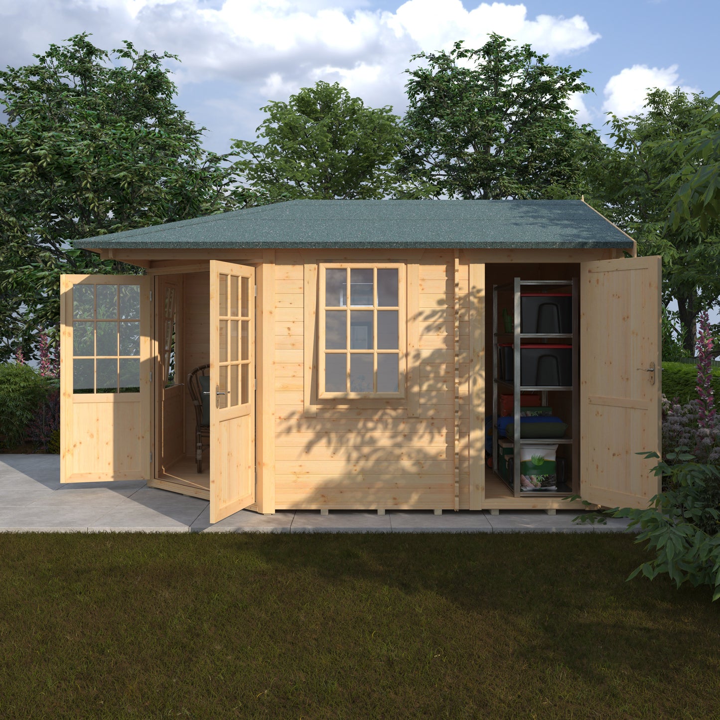 Stonewillow Cabin – 28mm Log Cabin