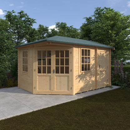 Stonewillow Cabin – 28mm Log Cabin