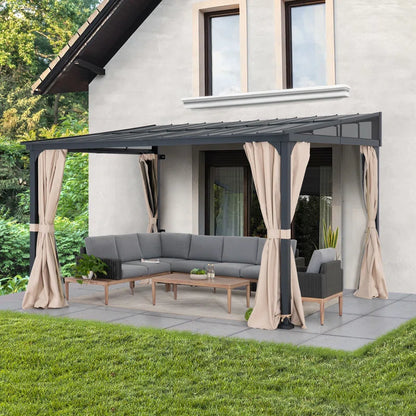 Sunjoy 10x12ft Wall Mounted Gazebo