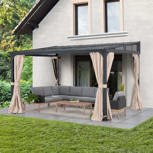 Sunjoy 10x12ft Wall Mounted Gazebo