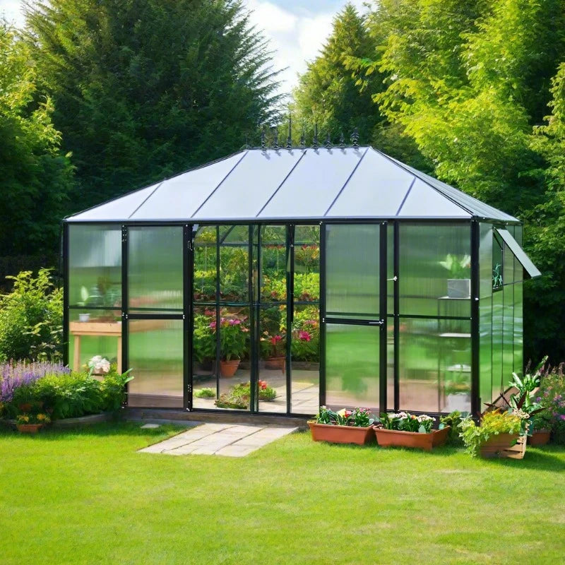 14' W x 10' D Hobby Greenhouse
