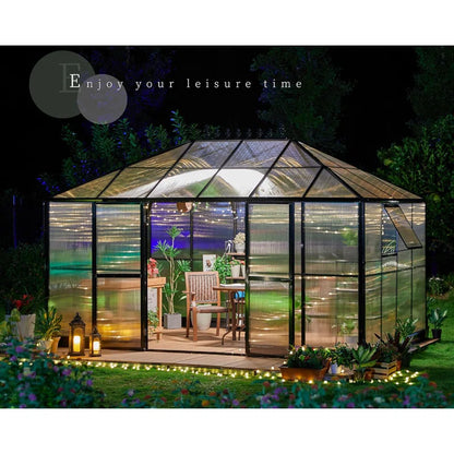 14' W x 10' D Hobby Greenhouse