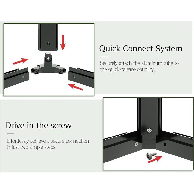 14 x 9.5 x 9 ft. Hybrid Polycarbonate Greenhouse