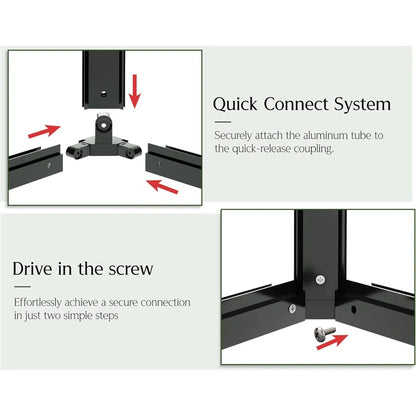 14 x 9.5 x 9 ft. Hybrid Polycarbonate Greenhouse