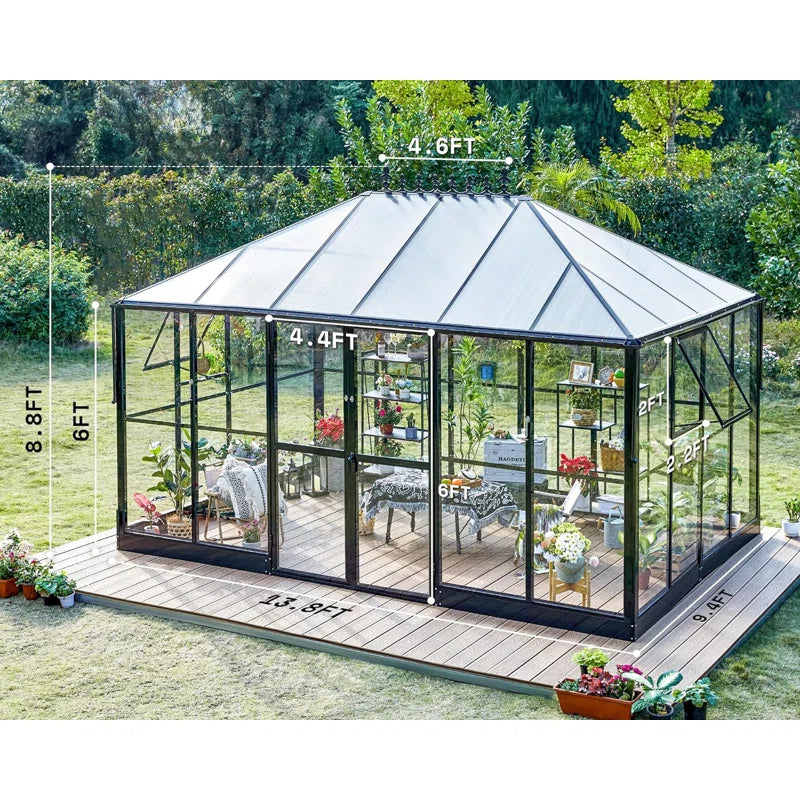 14" W x 9.5" D Hobby Greenhouse