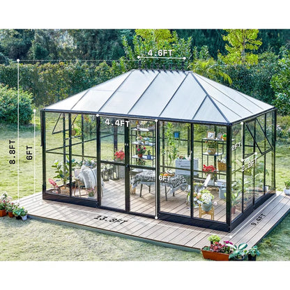 14" W x 9.5" D Hobby Greenhouse