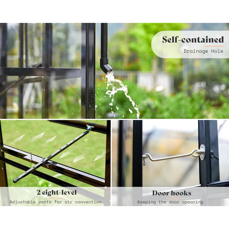 14" W x 9.5" D Hobby Greenhouse